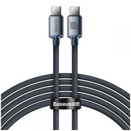 Baseus - USB-C / USB-C Cablu (2m), negru