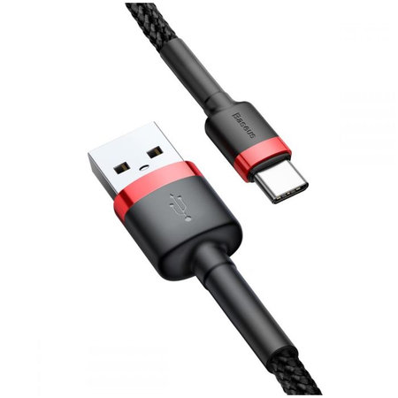 Baseus - Cablu - USB / USB-C (1m), ro?u/negru
