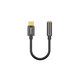 Baseus - Adaptor USB-C / 3.5mm Jack, negru