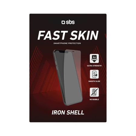 SBS - FastSkin Film Protector Iron Shell - Apple iPhone 12 mini (Edge to Edge)