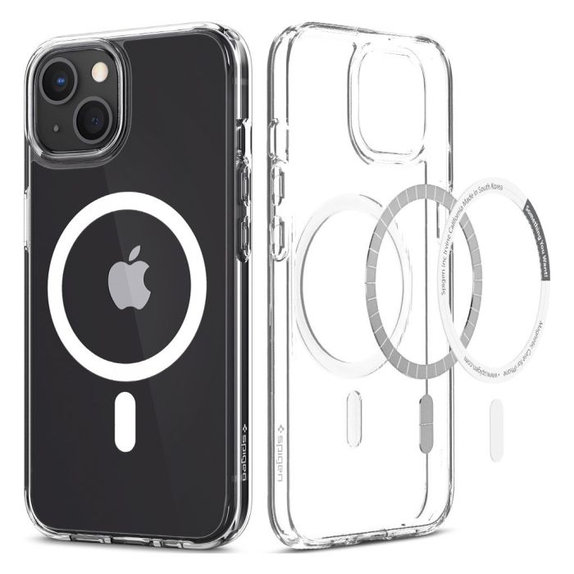 Spigen - Carcasă Ultra Hybrid cu MagSafe pentru iPhone 13 mini, albă
