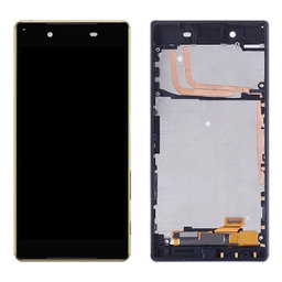 Sony Xperia Z5 E6653 - Ecran LCD + Sticlă Tactilă + Ramă (Negru)