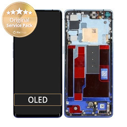 Oppo Find X2 Neo - Ecran LCD + Sticlă Tactilă + Ramă (Starry Blue) - 4904018 Genuine Service Pack