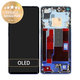 Oppo Find X2 Neo - Ecran LCD + Sticlă Tactilă + Ramă (Starry Blue) - 4904018 Genuine Service Pack