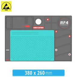 Refox RF4 Work Platform - Tampă de silicon antistatică rezistentă la căldură ESD