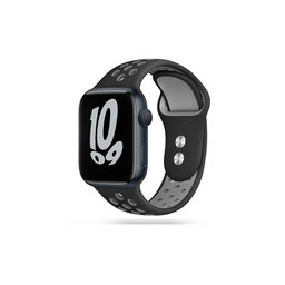 Tech-Protect - Curea Softband pentru Apple Watch 4, 5, 6, 7, SE (42, 44, 45mm), black/gray