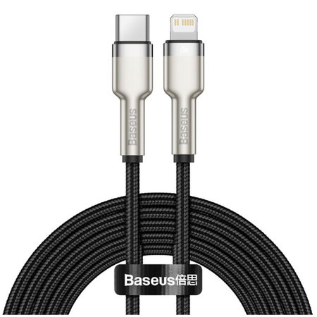 Baseus - Lightning / USB-C Cablu (2m), negru