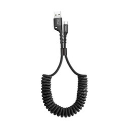 Baseus - Cablu - USB-C / USB (1m), primăvară, negru
