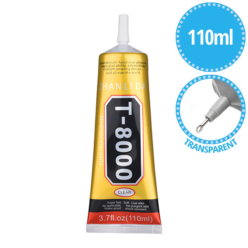 Lipici Adeziv T-8000 - 110ml (Transparentă) | FixShop