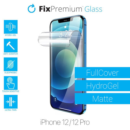 FixPremium HydroGel Matte - Folie protectoare pentru iPhone 12 & 12 Pro