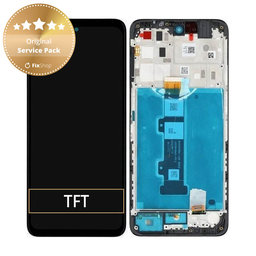 Motorola Moto E32s XT2229 - Ecran LCD + Sticlă Tactilă + Ramă (Slate Gray) - 5D68C20795 Genuine Service Pack