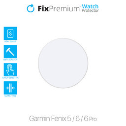 FixPremium Watch Protector - Geam securizat pentru Garmin Fenix 5, 6 & 6 Pro