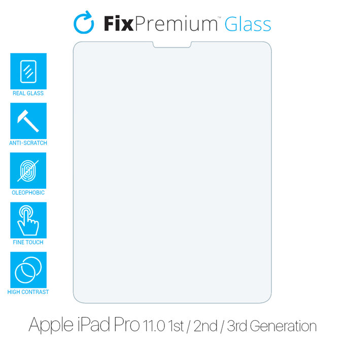 FixPremium Glass - Geam securizat pentru Apple iPad Pro 11"