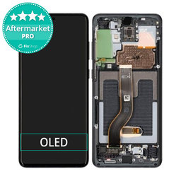 Samsung Galaxy S20 Plus G985F - Ecran LCD + Sticlă Tactilă + Ramă (Cosmic Black) OLED