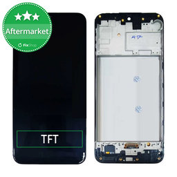 Samsung Galaxy M21 M215F - Ecran LCD + Sticlă Tactilă + Ramă (Black) TFT