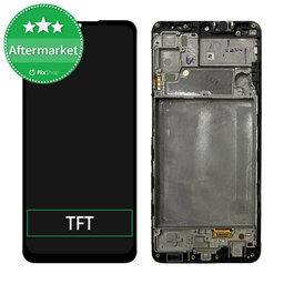 Samsung Galaxy M22 M225F - Ecran LCD + Sticlă Tactilă + Ramă (Black) TFT
