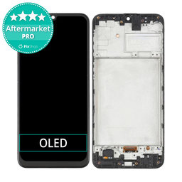 Samsung Galaxy M31 M315F - Ecran LCD + Sticlă Tactilă + Ramă (Space Black) OLED