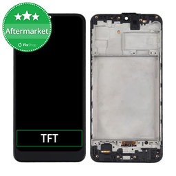 Samsung Galaxy M31 M315F - Ecran LCD + Sticlă Tactilă + Ramă (Space Black) TFT
