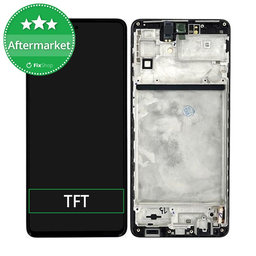 Samsung Galaxy M53 5G M536B - Ecran LCD + Sticlă Tactilă + Ramă (Black) TFT