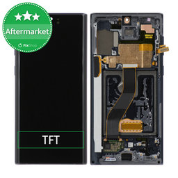 Samsung Galaxy Note 10 - Ecran LCD + Sticlă Tactilă + Ramă (Black) TFT
