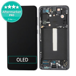 Samsung Galaxy S21 FE G990B - Ecran LCD + Sticlă Tactilă + Ramă (Black) OLED