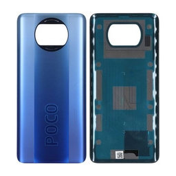 Xiaomi Poco X3 Pro - Carcasă baterie (Frost Blue) - 55050000UY6D Genuine Service Pack