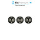 FixPremium - Organizator de cabluri - Suport pentru cabluri - Set de 3, negru