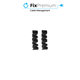 FixPremium - Organizator de cabluri - Protector de cabluri - Set de 2, negru