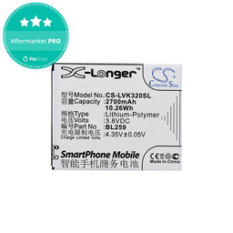 Lenovo Lemon 3 - Baterie BL259 2700mAh HQ