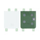 Samsung Galaxy Z Flip 4 F721B - Carcasă Baterie B/G (White) - GH82-29654F Genuine Service Pack