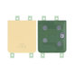 Samsung Galaxy Z Flip 4 F721B - Carcasă Baterie B/G (Yellow) - GH82-29654G Genuine Service Pack