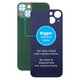 Apple iPhone 13 - Sticlă Carcasă Spate cu Orificiu Mărit pentru Cameră (Green)