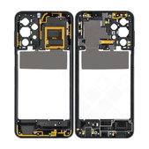 Samsung Galaxy A23 5G A236B - Ramă Mijlocie (Awesome Black) - GH98-47823A Genuine Service Pack