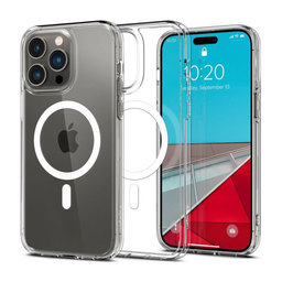 Spigen - Caz Ultra Hybrid cu MagSafe pentru iPhone 14 Pro Max, alb