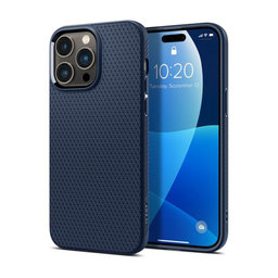 Spigen - Caz Liquid Air pentru iPhone 14 Pro, albastru