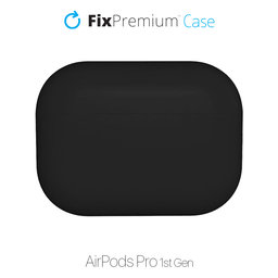 FixPremium - Silicon Caz pentru AirPods Pro, negru