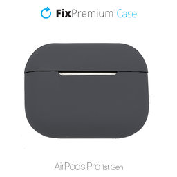 FixPremium - Silicon Caz pentru AirPods Pro, space grey