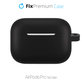 FixPremium - Silicon Caz cu Karabinou pentru AirPods Pro, negru