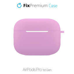 FixPremium - Silicon Caz pentru AirPods Pro, lila