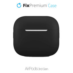 FixPremium - Silicon Caz pentru AirPods 3, negru