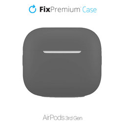 FixPremium - Silicon Caz pentru AirPods 3, space grey