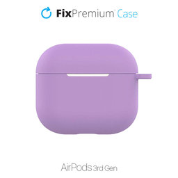 FixPremium - Silicon Caz pentru AirPods 3, lila