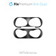 FixPremium - Autocolant pentru praf pentru AirPods 3, negru