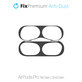 FixPremium - Autocolant pentru praf pentru AirPods Pro, negru