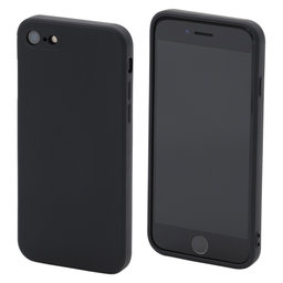 FixPremium - Silicon Caz pentru iPhone 7, 8, SE 2020 & SE 2022, negru