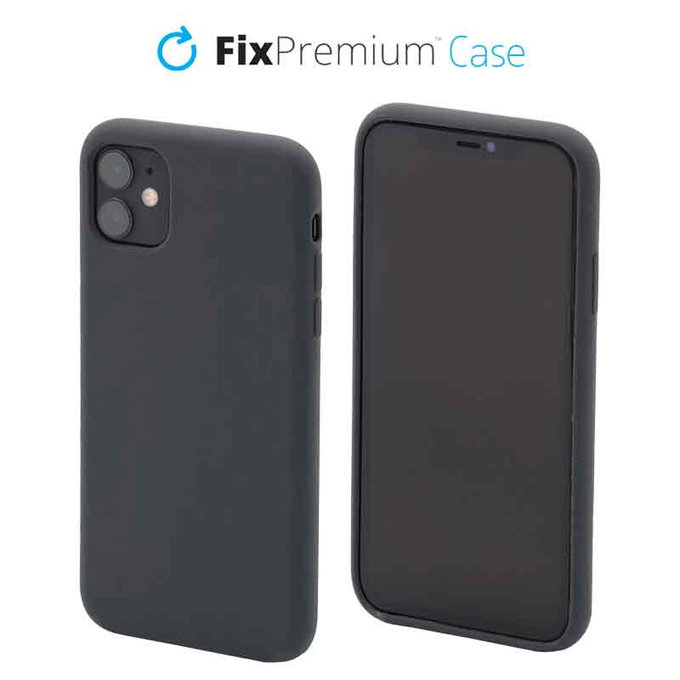 FixPremium - Silicon Caz pentru iPhone 11, space grey