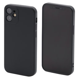 FixPremium - Silicon Caz pentru iPhone 12 mini, negru