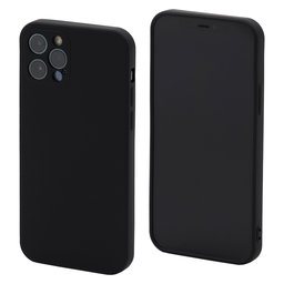 FixPremium - Silicon Caz pentru iPhone 12 Pro, negru