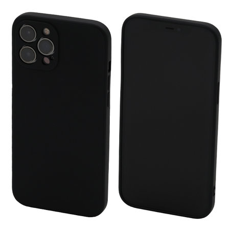 FixPremium - Silicon Caz pentru iPhone 12 Pro Max, negru