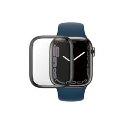 PanzerGlass - Geam Securizat Full Body AB pentru Apple Watch 7, 8 & 9 45mm, negru